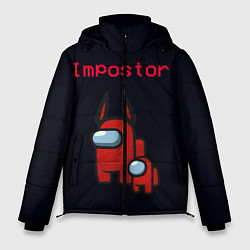 Куртка зимняя мужская Among us Impostor, цвет: 3D-черный