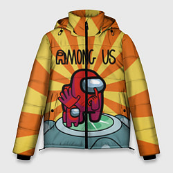 Куртка зимняя мужская Among Us scanner, цвет: 3D-красный