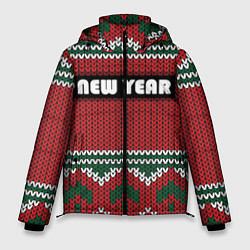Куртка зимняя мужская NEW YEAR, цвет: 3D-черный