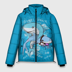 Куртка зимняя мужская Dady Shark, цвет: 3D-черный