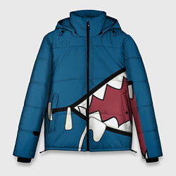 Куртка зимняя мужская Акула gawr gura, цвет: 3D-светло-серый