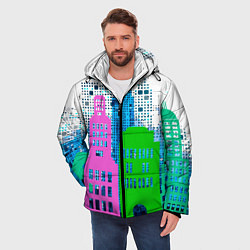 Куртка зимняя мужская Город, цвет: 3D-черный — фото 2