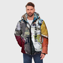 Куртка зимняя мужская Street art, цвет: 3D-красный — фото 2