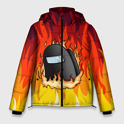 Куртка зимняя мужская Among Us Fire Z, цвет: 3D-красный
