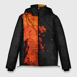 Куртка зимняя мужская ЦАПЛЯ, цвет: 3D-красный