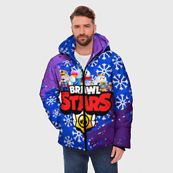 Куртка зимняя мужская BRAWL STARS LOU, цвет: 3D-черный — фото 2