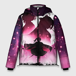 Куртка зимняя мужская Столп Бабочки, цвет: 3D-красный