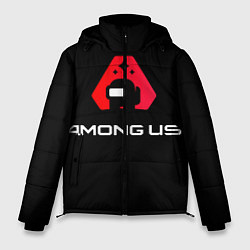 Куртка зимняя мужская Among Us Логотип, цвет: 3D-черный