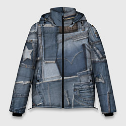 Куртка зимняя мужская Jeans life, цвет: 3D-черный