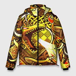 Куртка зимняя мужская CS GO DRAGON LORE, цвет: 3D-черный