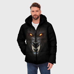 Куртка зимняя мужская Злой Волк, цвет: 3D-черный — фото 2