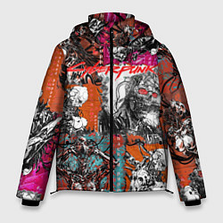 Куртка зимняя мужская Cyberpunk 2077, цвет: 3D-черный