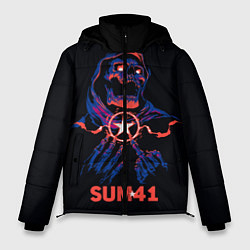 Куртка зимняя мужская Sum 41 череп, цвет: 3D-черный