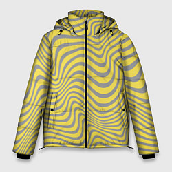 Куртка зимняя мужская Волны Года, цвет: 3D-черный