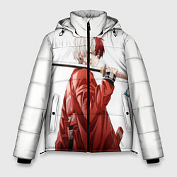 Куртка зимняя мужская Шото Тодороки, цвет: 3D-красный
