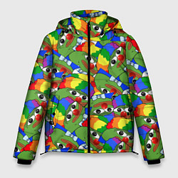 Куртка зимняя мужская ПЕПЕ КЛОУН, цвет: 3D-черный