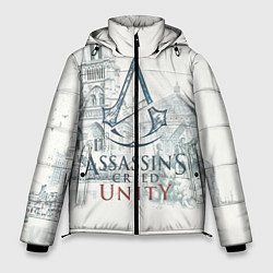 Куртка зимняя мужская Assassin’s Creed Unity, цвет: 3D-черный