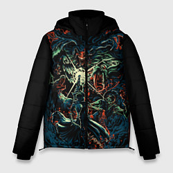 Куртка зимняя мужская Bloodborne, цвет: 3D-светло-серый
