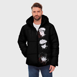 Куртка зимняя мужская Jujutsu Kaisen, цвет: 3D-черный — фото 2