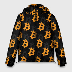 Куртка зимняя мужская БИТКОИН BITCOIN, цвет: 3D-черный