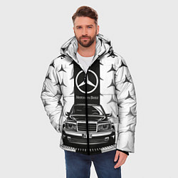 Куртка зимняя мужская MERCEDES BENZ, цвет: 3D-черный — фото 2