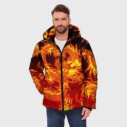 Куртка зимняя мужская ДРАКОН, цвет: 3D-черный — фото 2