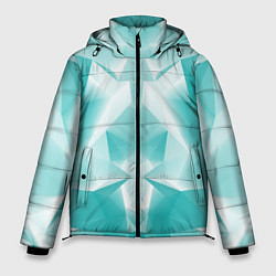 Куртка зимняя мужская Геометрическая Абстракция, цвет: 3D-черный