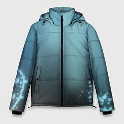 Куртка зимняя мужская Водяные свечения, цвет: 3D-красный