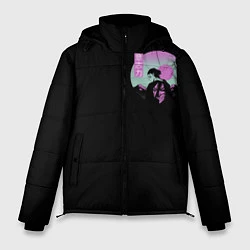 Куртка зимняя мужская Атака Титанов, цвет: 3D-черный