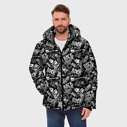 Куртка зимняя мужская Rock Star, цвет: 3D-черный — фото 2