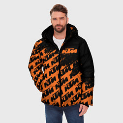 Куртка зимняя мужская KTM КТМ, цвет: 3D-черный — фото 2