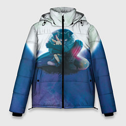 Куртка зимняя мужская Легоси Хару целый принт, цвет: 3D-светло-серый