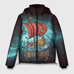 Куртка зимняя мужская Valheim Корабль, цвет: 3D-черный