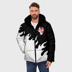 Куртка зимняя мужская BLEACH FIRE БЛИЧ ОГОНЬ, цвет: 3D-черный — фото 2