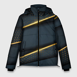 Куртка зимняя мужская 3D luxury gold, цвет: 3D-черный