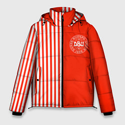 Куртка зимняя мужская Сборная Дании, цвет: 3D-красный