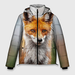 Куртка зимняя мужская Рыжая лисица, цвет: 3D-красный