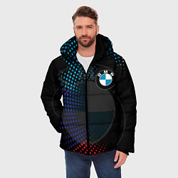 Куртка зимняя мужская BMW БМВ M COMPETITION, цвет: 3D-черный — фото 2