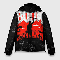 Куртка зимняя мужская Зловещие мертвецы, цвет: 3D-черный