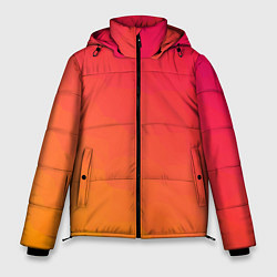 Куртка зимняя мужская Градиент заря, цвет: 3D-черный
