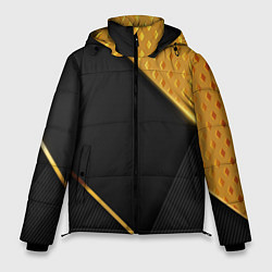 Куртка зимняя мужская 3D BLACK & GOLD, цвет: 3D-черный