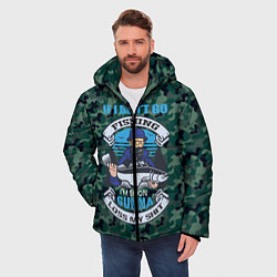 Куртка зимняя мужская Рыбак хипстер, цвет: 3D-черный — фото 2