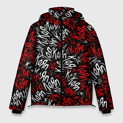 Куртка зимняя мужская KoЯn KoЯn KoЯn, цвет: 3D-черный