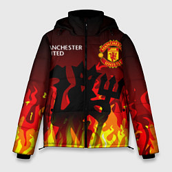 Куртка зимняя мужская MANCHESTER UNITED ДЬЯВОЛ, цвет: 3D-красный