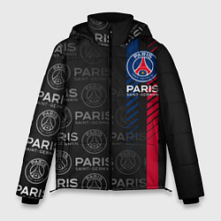 Куртка зимняя мужская ФК ПСЖ PARIS SAINT GERMAIN, цвет: 3D-черный