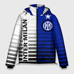 Куртка зимняя мужская ИНТЕР МИЛАН INTER MILAN, цвет: 3D-светло-серый