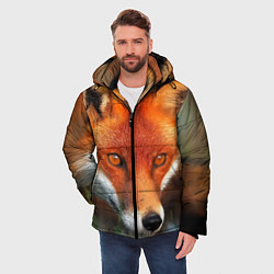 Куртка зимняя мужская Лисица охотница, цвет: 3D-черный — фото 2