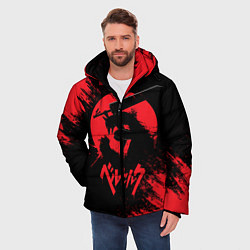 Куртка зимняя мужская BERSERK red краска, цвет: 3D-черный — фото 2