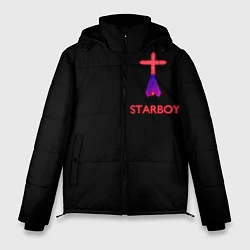 Куртка зимняя мужская STARBOY - The Weeknd, цвет: 3D-черный