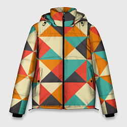 Мужская зимняя куртка Треугольники